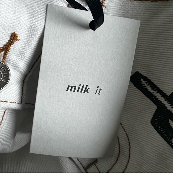 NWT Milk it Jean Wide Leg Size 28  (W 31 L 31) - Picture 8 of 13